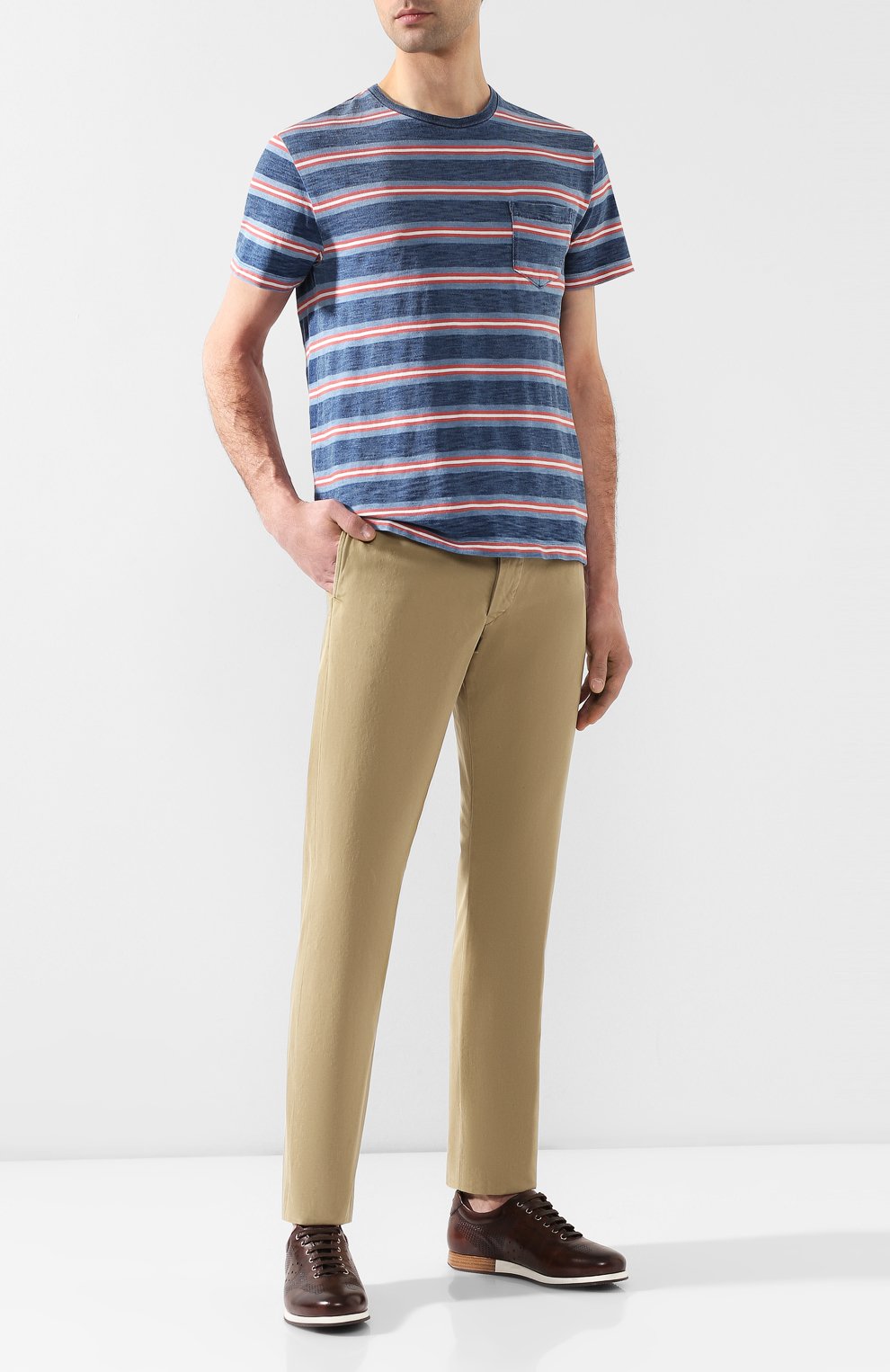 Хлопковые брюки RRL, арт. 782559351, фото 2