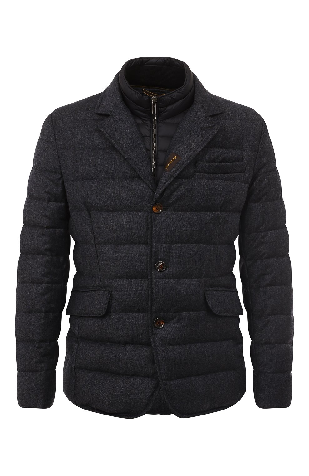 Пуховая куртка nomos-ff MOORER темно-синего цвета по цене 215000 руб., арт. MOUGI100246 TEPA240 NOMOS-FF, фото 1 Пуховая куртка nomos-ff MOORER, арт. MOUGI100246 TEPA240 NOMOS-FF, фото 1