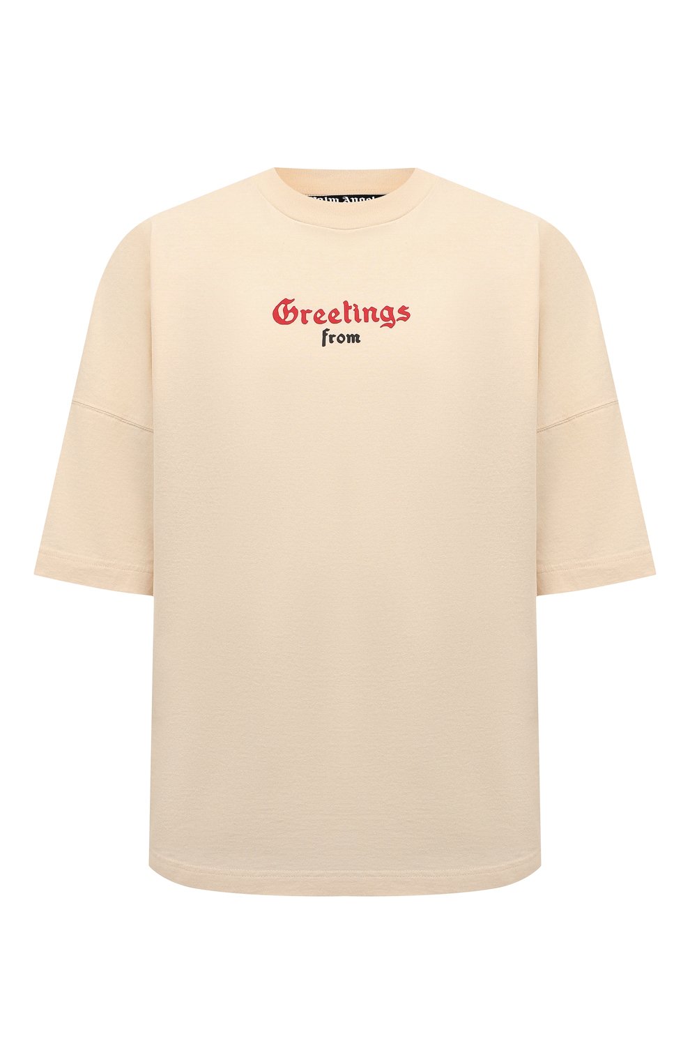 Хлопковая футболка PALM ANGELS, арт. PMAA002S22JER0030325, фото 1