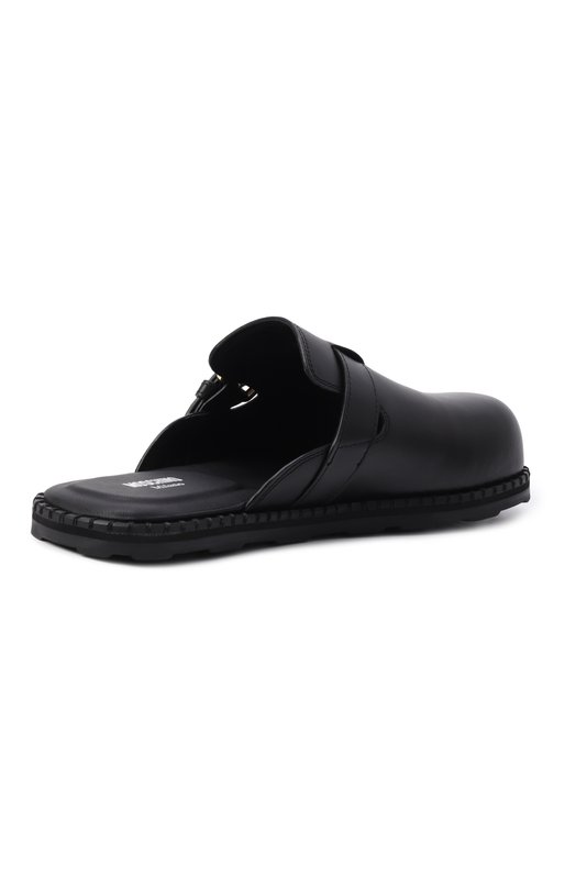 Кожаные сабо Moschino MA10152G10/MF0 Чёрный  MA10152G10/MF0 Фото 5