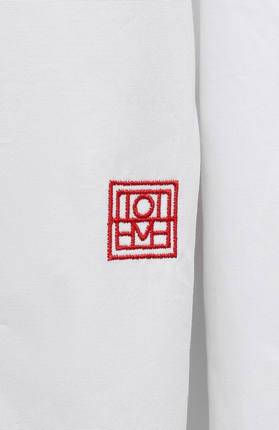 Хлопковая рубашка TOTEME, арт. 213-729-710, фото 5