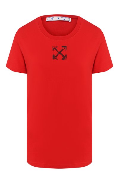 Женская хлопковая футболка OFF-WHITE, арт. 0WAA049S20JER0092510