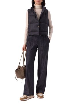 Женские комбинированные кроссовки theo MICHAEL MICHAEL KORS светло-коричневого цвета, арт. 43F1THFS2B | Фото 2 (Материал внешний: Экокожа; Материал внутренний: Текс�тиль; Драгоценные камни: Проставлено; Материал сплава: Проставлено; Подошва: Платформа; Стили: Кэжуэл; Кросс-КТ: Низкие; Материал утеплителя: Без утеплителя)