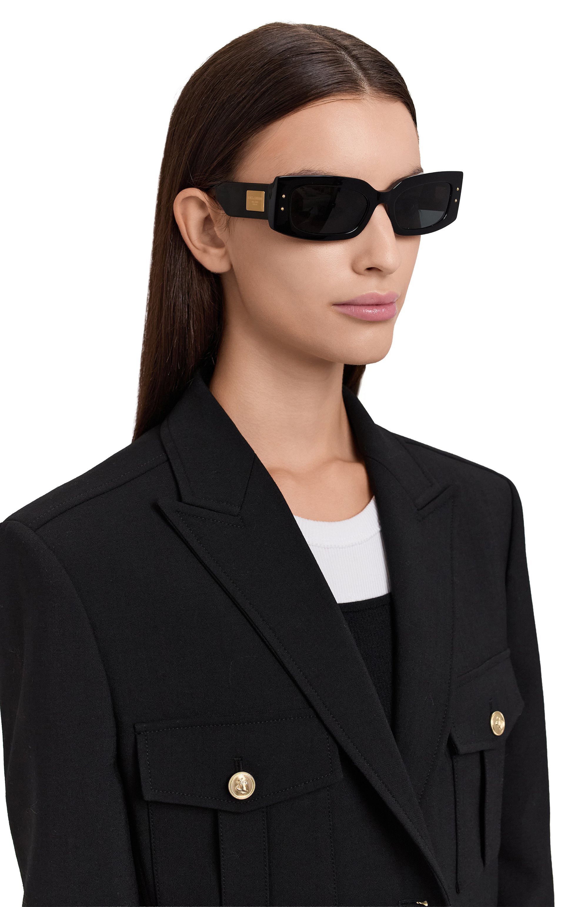 Солнцезащитные очки DOLCE & GABBANA черного цвета по цене 45150 руб., арт. 4479-501/87, фото 2 Солнцезащитные очки DOLCE & GABBANA, арт. 4479-501/87, фото 2