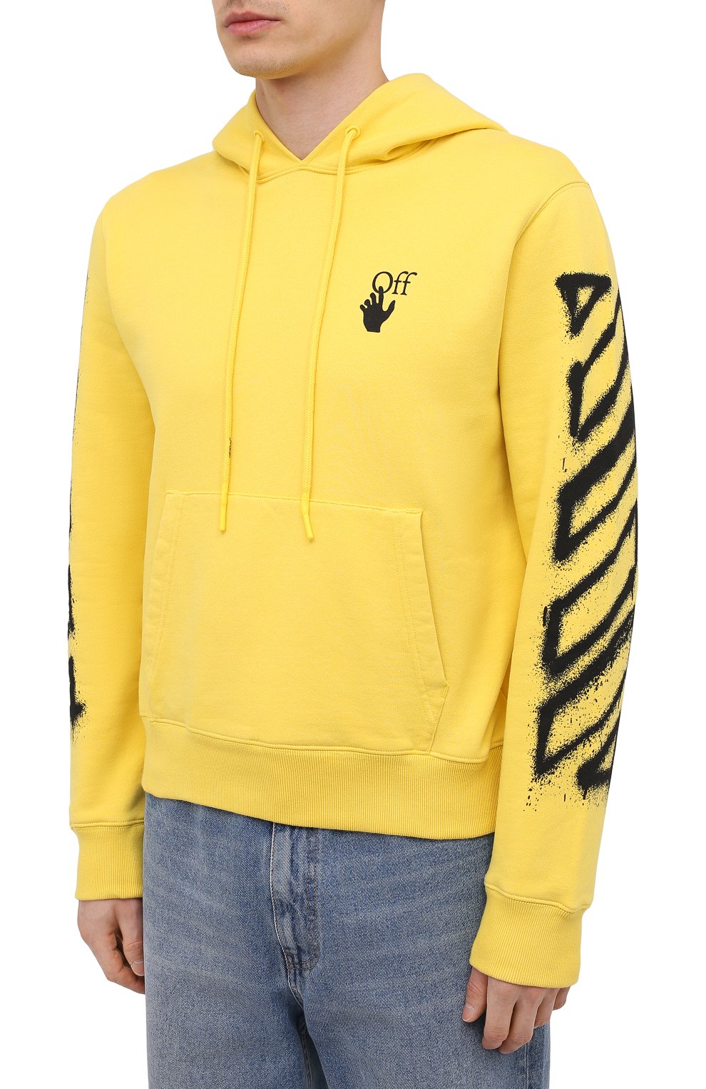 Хлопковое худи OFF-WHITE, арт. 0MBB034S21FLE004, фото 3