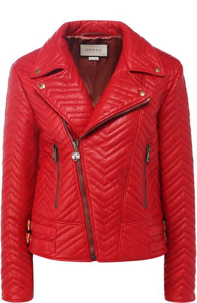 Кожаная куртка на молнии GUCCI, арт. 526789/XG666, фото 1