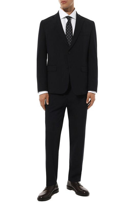 Хлопковая сорочка Zegna 703901A7/9MS0BA Белый  703901A7/9MS0BA Фото 2