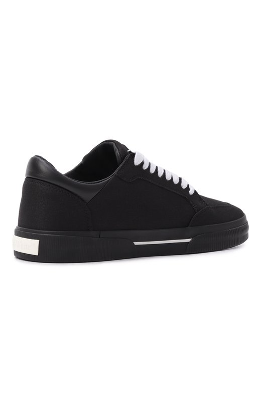 Текстильные кеды New Low Vulcanized Off-White 0MIA293C99FAB002 Чёрный  0MIA293C99FAB002 Фото 5