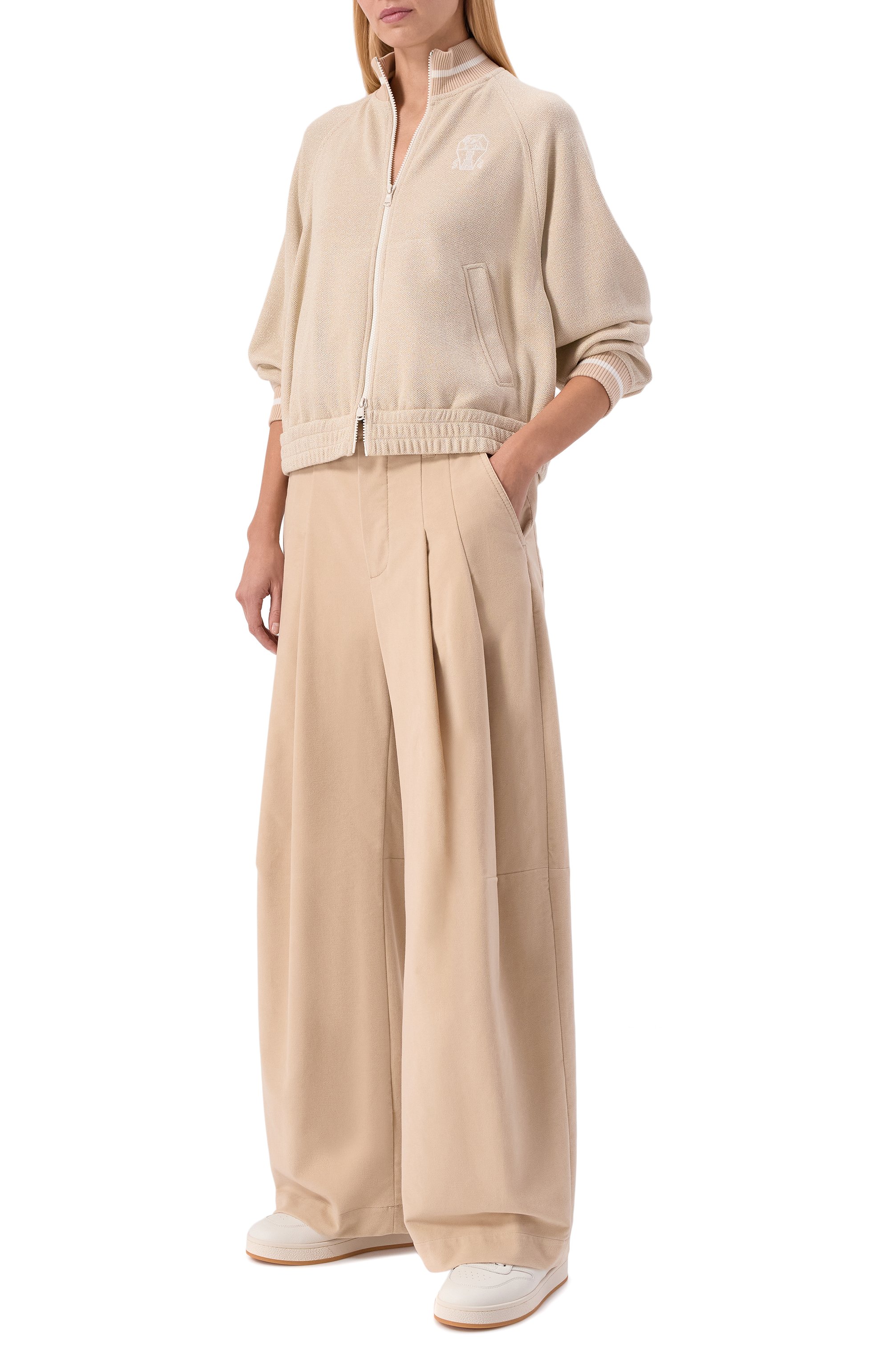 Толстовка из вискозы и хлопка BRUNELLO CUCINELLI, арт. MP930SN906, фото 2