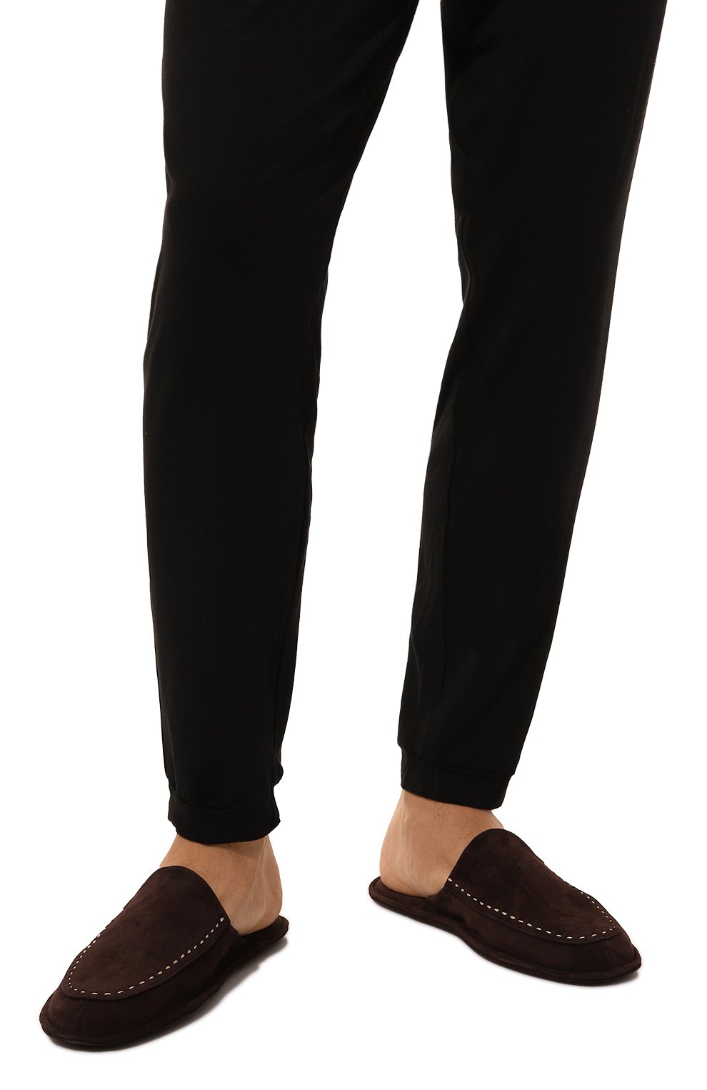 Замшевые домашние туфли HOMERS AT HOME, арт. 14874/SUEDE, фото 3