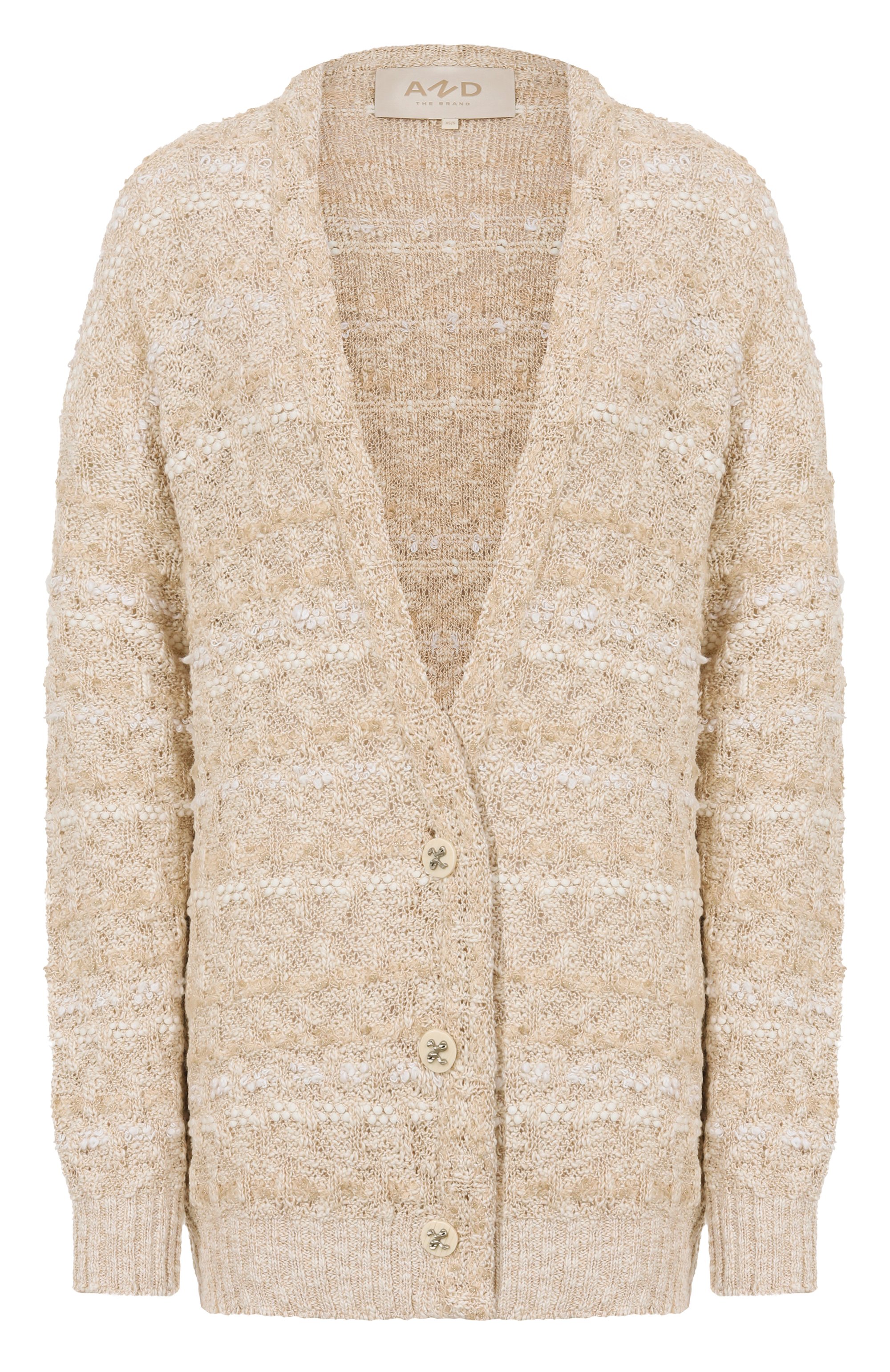 Кардиган из хлопка и вискозы AND THE BRAND, арт. S25-CG037-1004-102, фото 1
