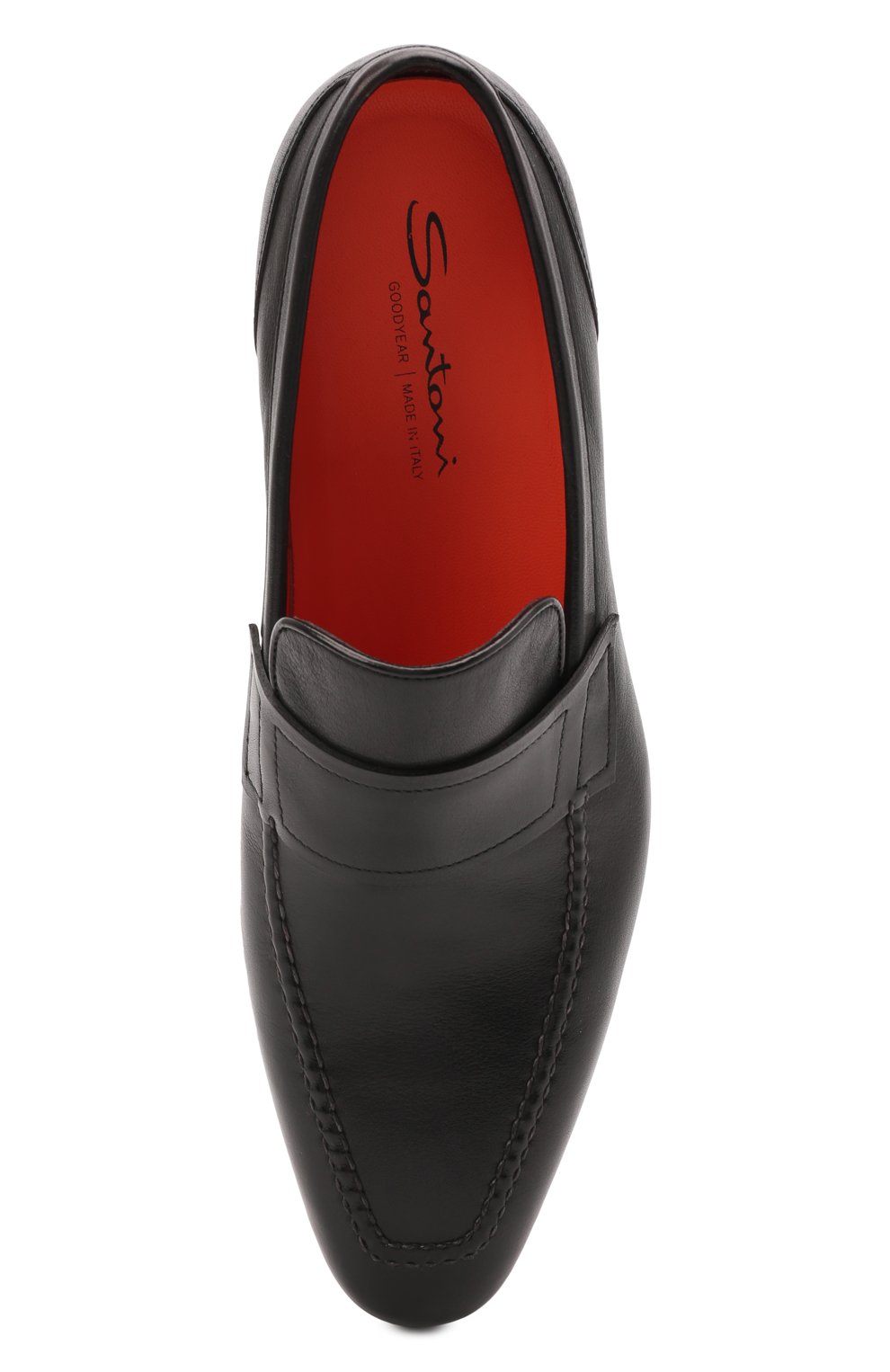 Кожаные лоферы SANTONI, арт. MCLG16451SA3BUSHN01, фото 6