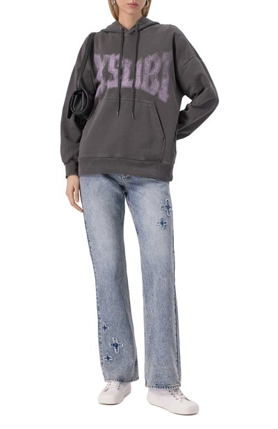 Джинсы KSUBI голубого цвета по цене 34250 руб., арт. WPS25DJ013, фото 2 Джинсы KSUBI, арт. WPS25DJ013, фото 2