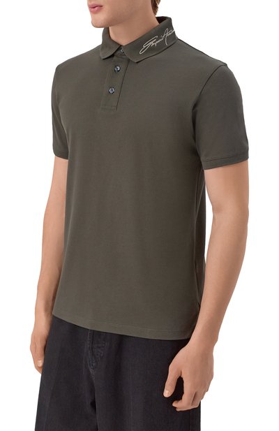 Хлопковое поло EMPORIO ARMANI, арт. EM002999/AF12955, фото 3