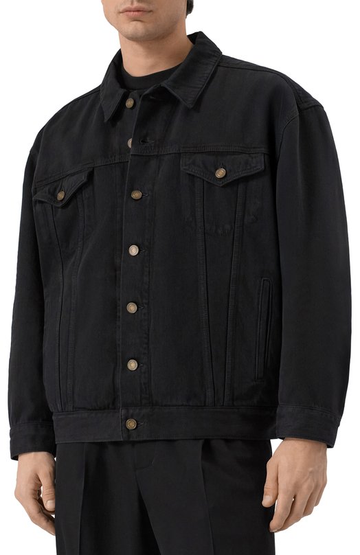 Джинсовая куртка Saint Laurent 730958/Y16PD Чёрный  730958/Y16PD Фото 3