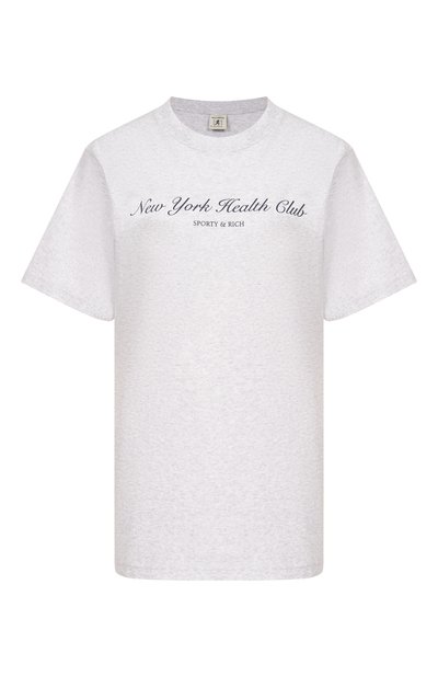 Женская хлопковая футболка SPORTY AND RICH, арт. T004376043GY03