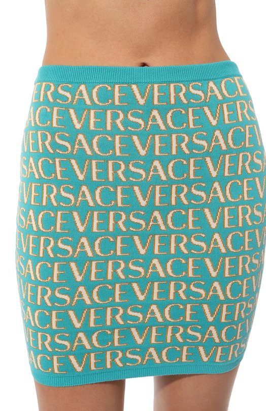 фото Юбка из хлопка и вискозы versace