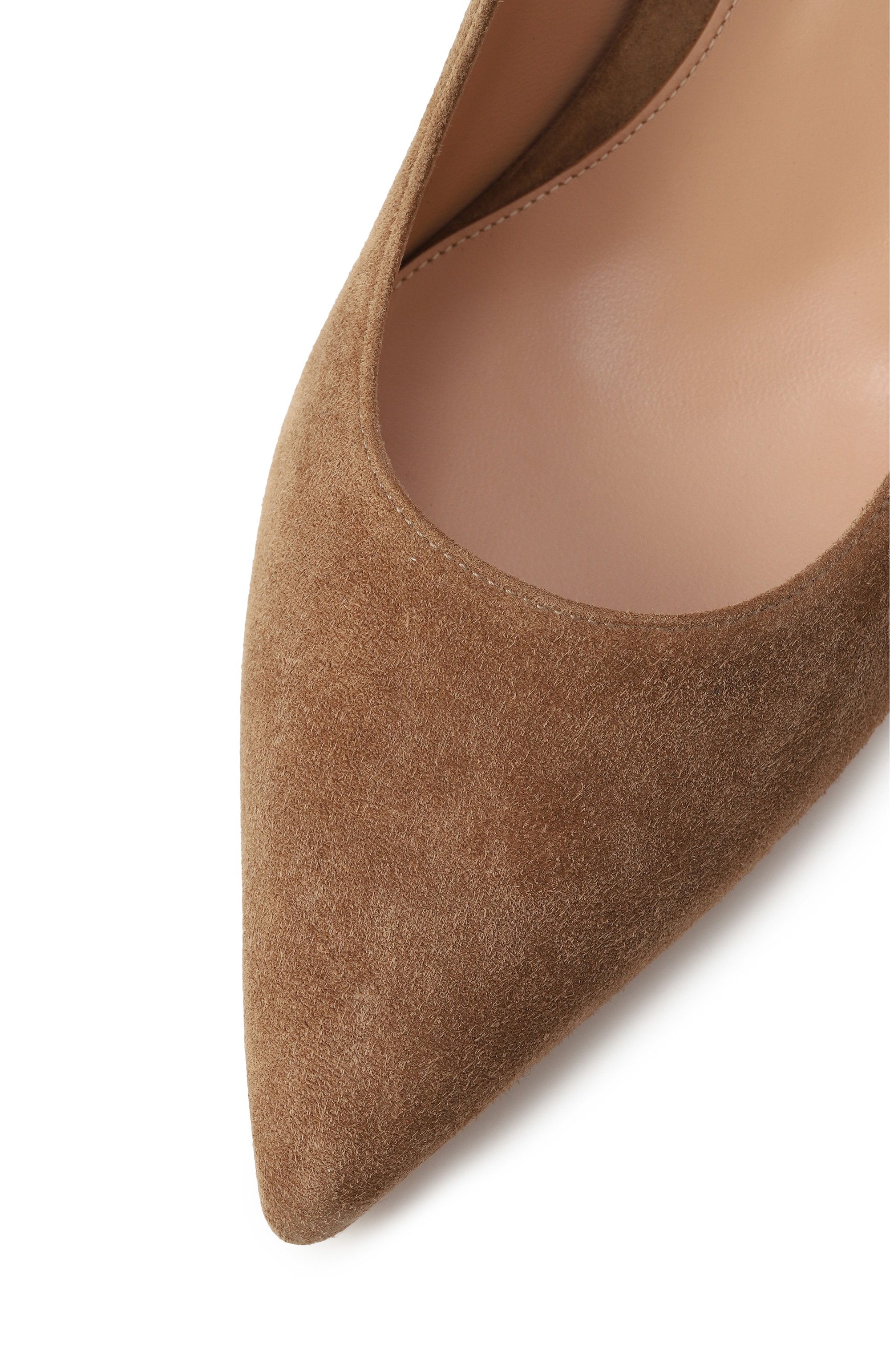 Замшевые туфли piper 45 GIANVITO ROSSI темно-бежевого цвета по цене 89950 руб., арт. G22171.45RIC.CAMCAML, фото 7 Замшевые туфли piper 45 GIANVITO ROSSI, арт. G22171.45RIC.CAMCAML, фото 7