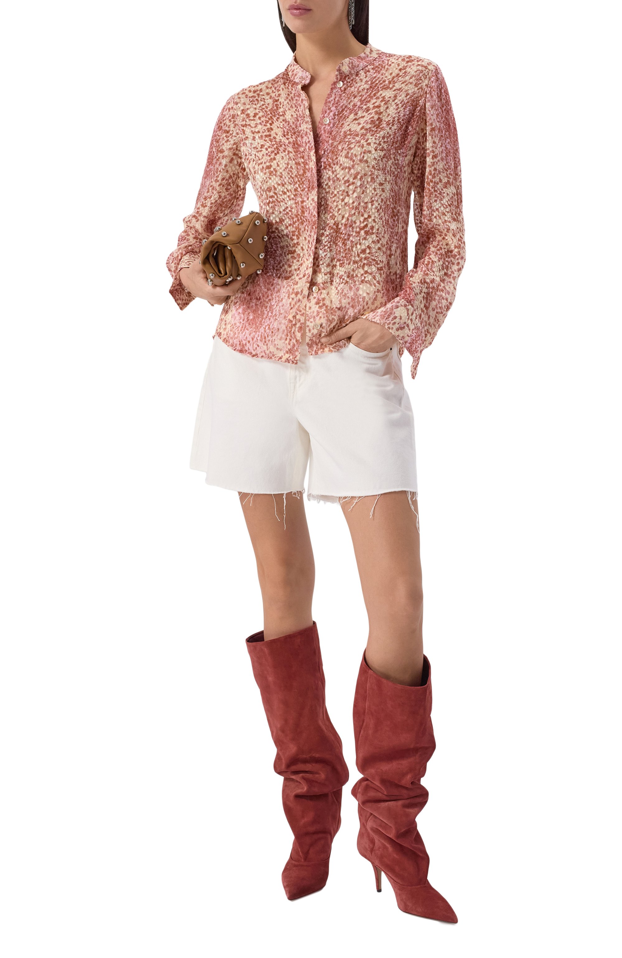 Замшевые сапоги ines 75 PARIS TEXAS, арт. PX1685/XV0SN, фото 2