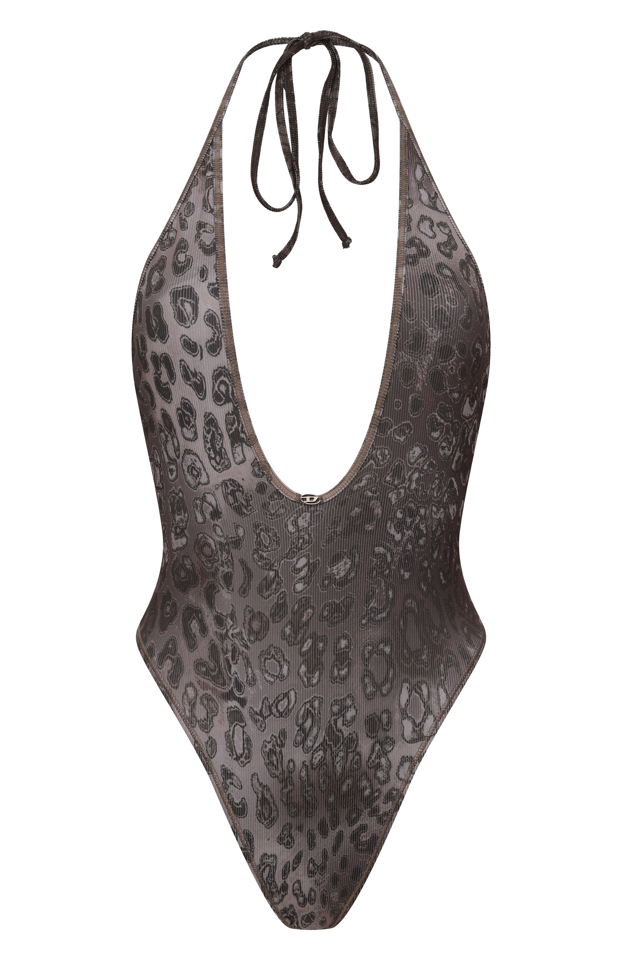 Слитный купальник DIESEL леопардового цвета по цене 27750 руб., арт. A20417/0GSBB, фото 1 Слитный купальник DIESEL, арт. A20417/0GSBB, фото 1