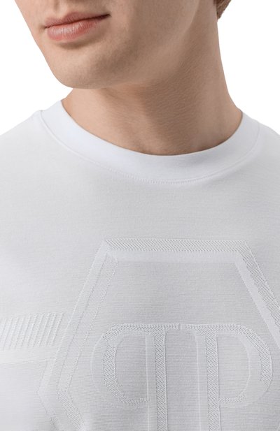 Хлопковая футболка PHILIPP PLEIN, арт. SAFC MTK8885 PJY002N, фото 5
