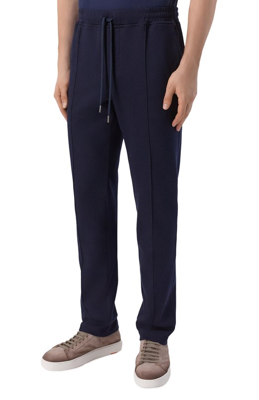 Хлопковые брюки Capobianco 20M708.TS00._002 Синий  20M708.TS00._002 Фото 3