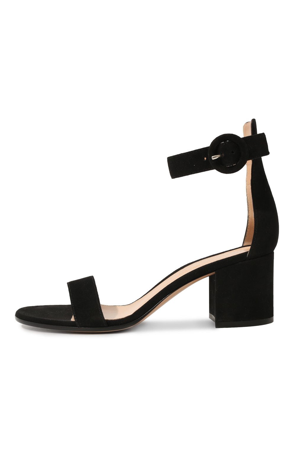 Замшевые босоножки versilia 60 GIANVITO ROSSI черного цвета по цене 87600 руб., арт. G60357.60RIC.CAMNER0, фото 4 Замшевые босоножки versilia 60 GIANVITO ROSSI, арт. G60357.60RIC.CAMNER0, фото 4