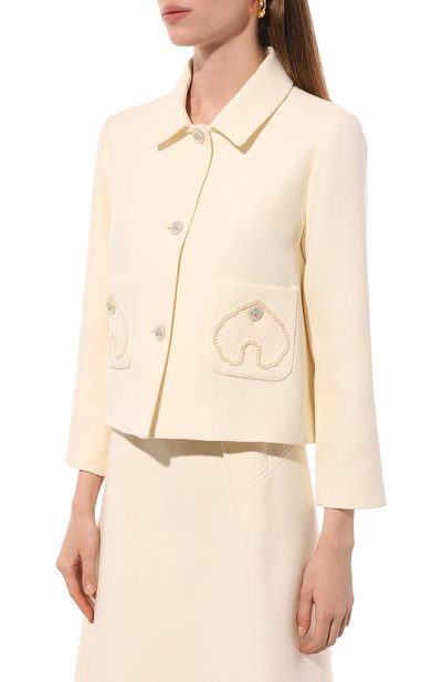 Жакет из шерсти и шелка AKHMADULLINA, арт. 1225.2JT940/W003, фото 3