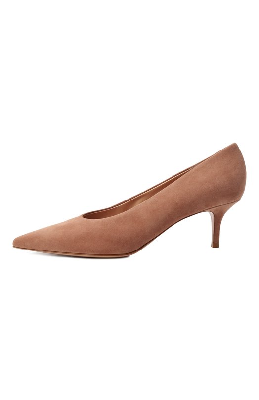 Замшевые туфли Robbie 55 Gianvito Rossi G22273.55RIC.CAMPRAL Бежевый  G22273.55RIC.CAMPRAL Фото 4