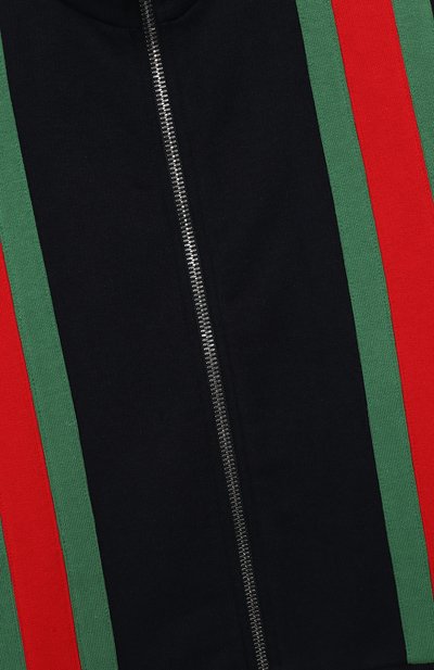 Хлопковый кардиган на молнии с воротником-стойкой GUCCI, арт. 512639/X9T78, фото 3