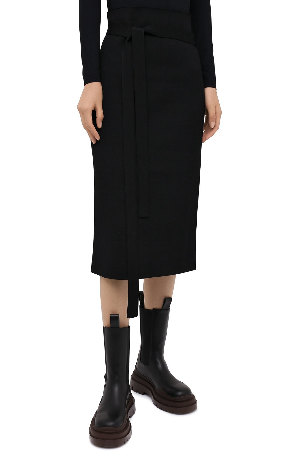 Юбка из шерсти и вискозы JIL SANDER, арт. JSPR754072-WRY39038, фото 3