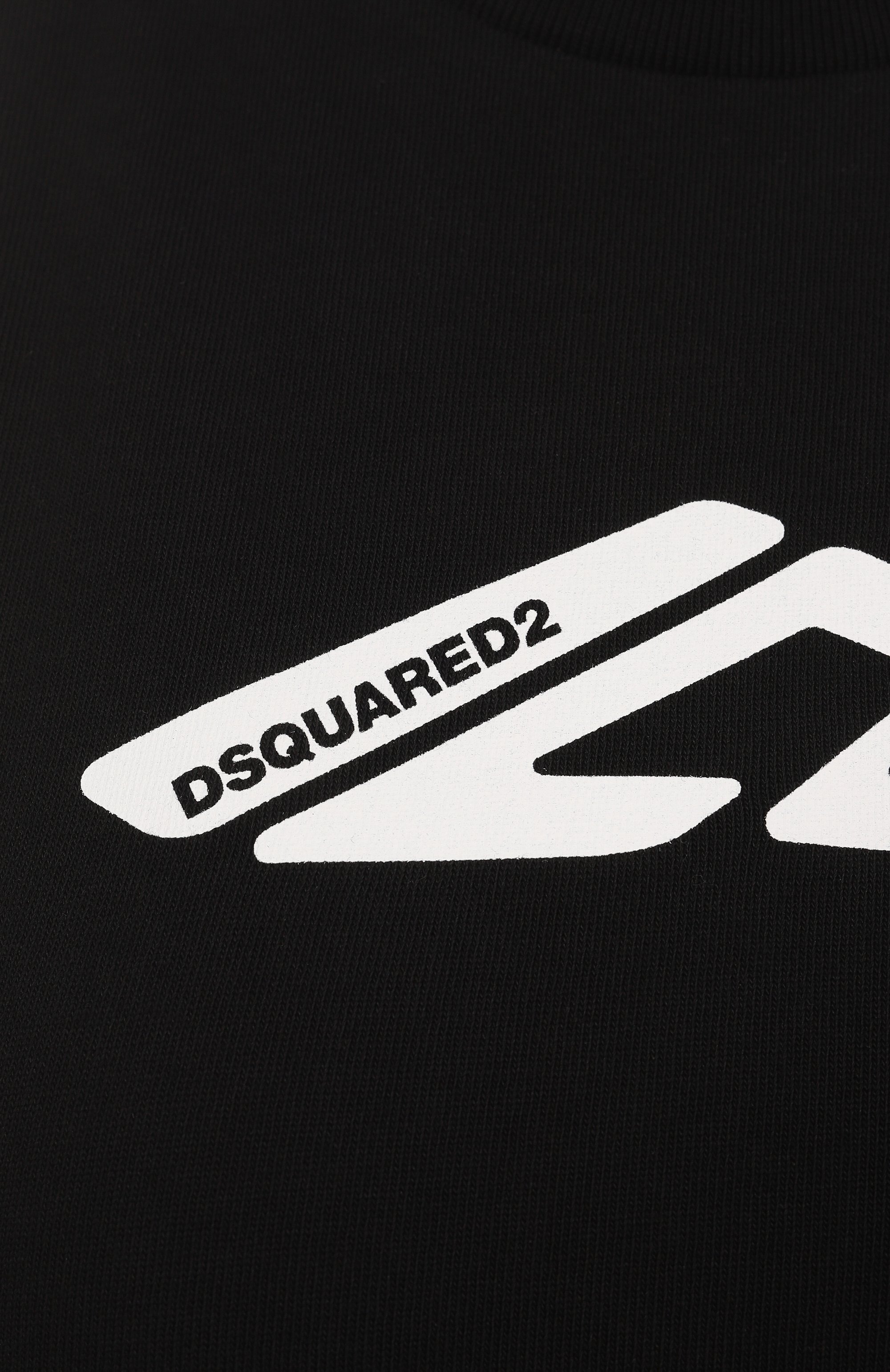 Хлопковый топ DSQUARED2 черного цвета по цене 18250 руб., арт. S80NL0004/D20033, фото 6 Хлопковый топ DSQUARED2, арт. S80NL0004/D20033, фото 6