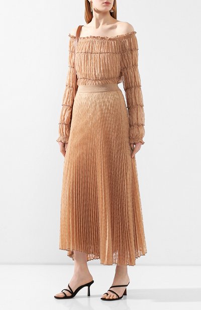 Пуловер MISSONI золотого цвета по цене 76300 руб., арт. MDN00348/BR009S, фото 2 Пуловер MISSONI, арт. MDN00348/BR009S, фото 2