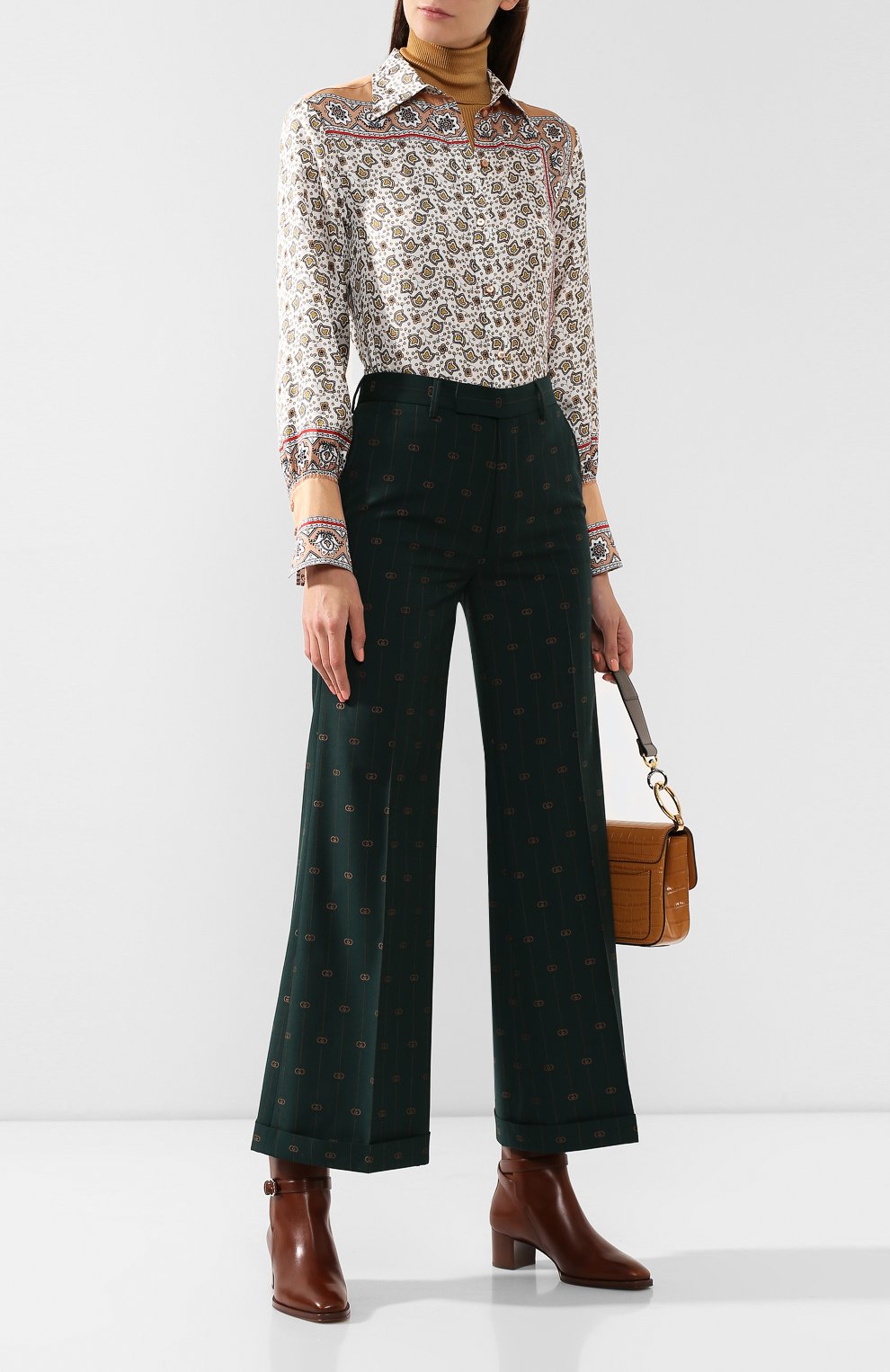 Шерстяные брюки GUCCI, арт. 570604/ZABJ0, фото 2
