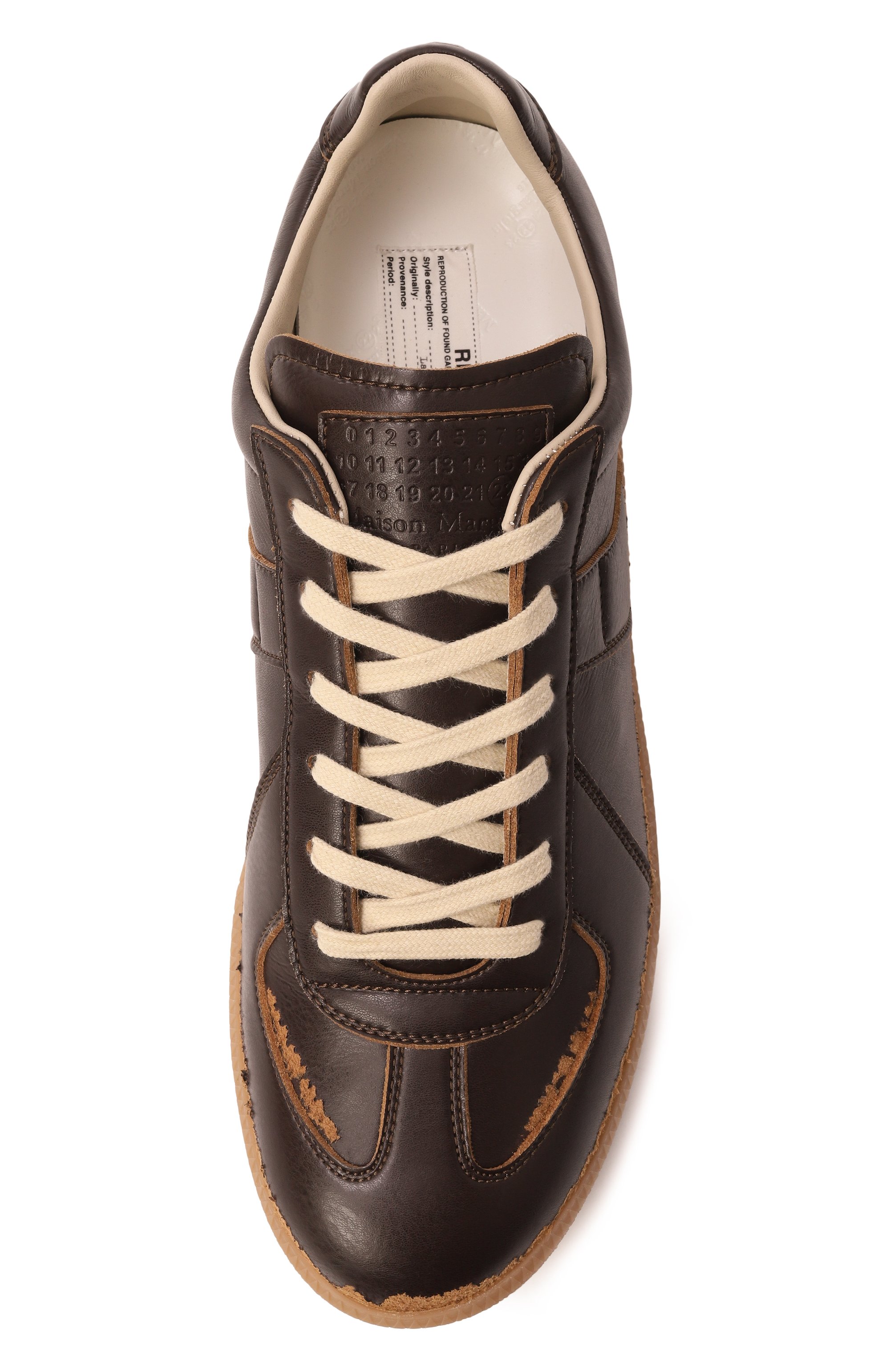 Кожаные кеды replica MAISON MARGIELA, арт. S57WS0517/P7414, фото 6