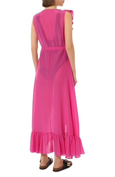 Платье из хлопка и шелка NATAYAKIM, арт. NY-030BW, фото 4