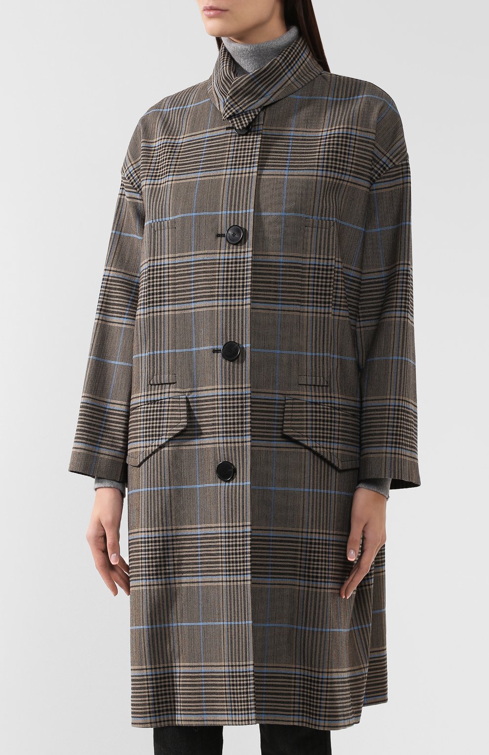 Пальто из смеси шерсти и хлопка GIVENCHY, арт. BWC05911XW, фото 3