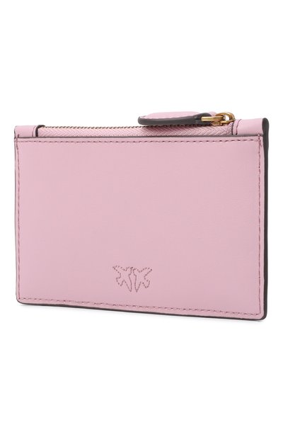 Кожаный футляр для кредитных карт PINKO светло-розового цвета по цене 9480 руб., арт. 100251/A0F1, фото 2 Кожаный футляр для кредитных карт PINKO, арт. 100251/A0F1, фото 2