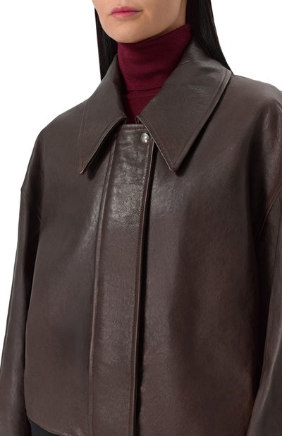 Кожаный бомбер KHAITE, арт. 6166729/L729, фото 5