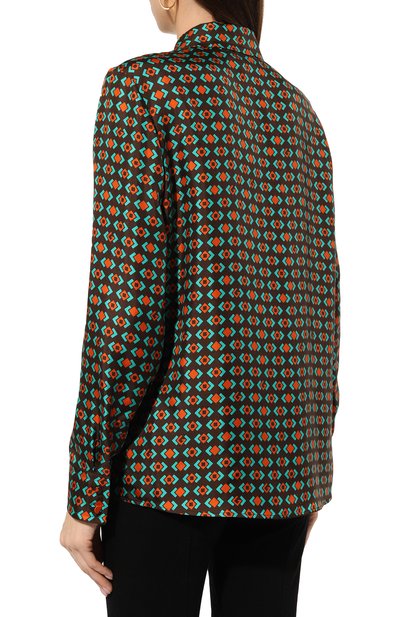 Шелковая рубашка GUCCI, арт. 652644 ZAGI3, фото 4