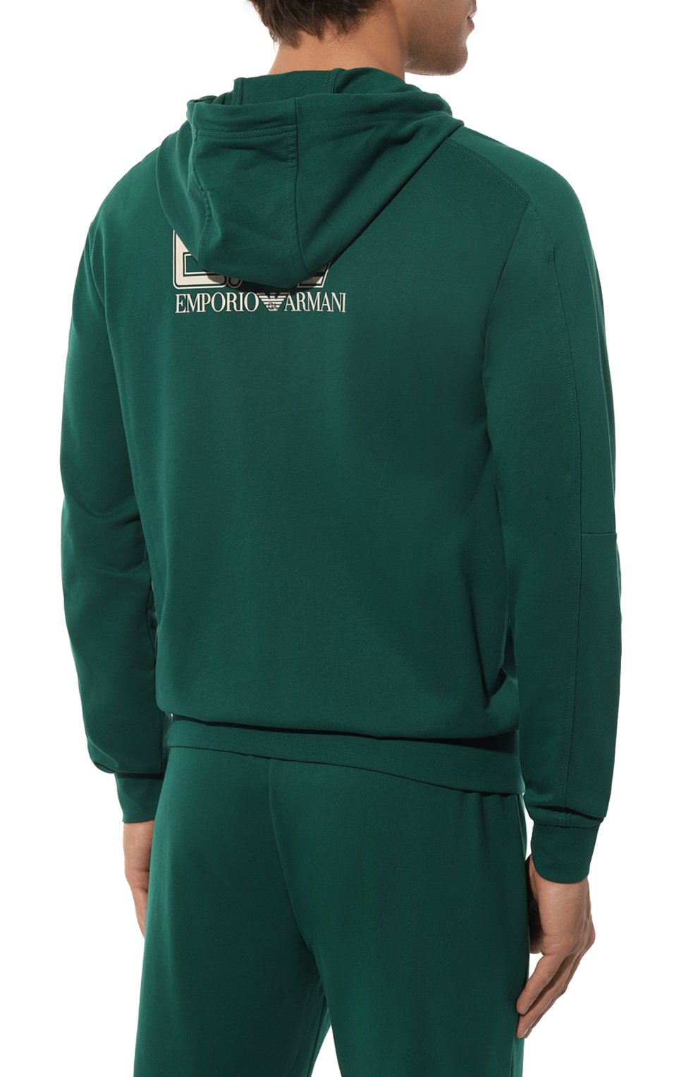 Хлопковая толстовка EA7, арт. 6DPM53/PJVRZ, фото 4