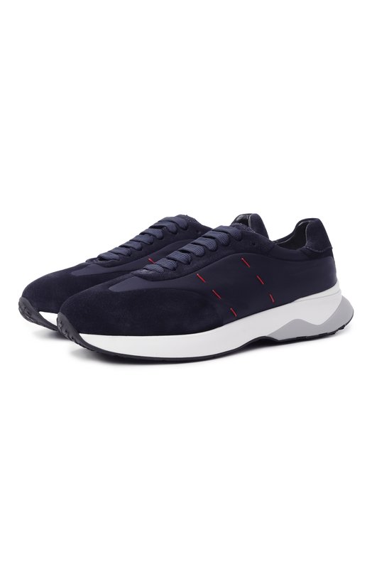 Текстильные кроссовки Kiton USSA374N0133302 Синий USSA374N0133302
