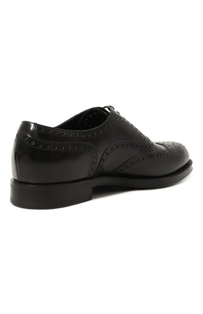 Кожаные оксфорды GIORGIO ARMANI черного цвета по цене 59950 руб., арт. X2C590/XF294, фото 5 Кожаные оксфорды GIORGIO ARMANI, арт. X2C590/XF294, фото 5