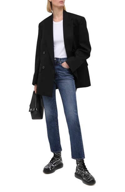 Кожаные ботинки ALEXANDER MCQUEEN, арт. 650800/WHFL9, фото 2