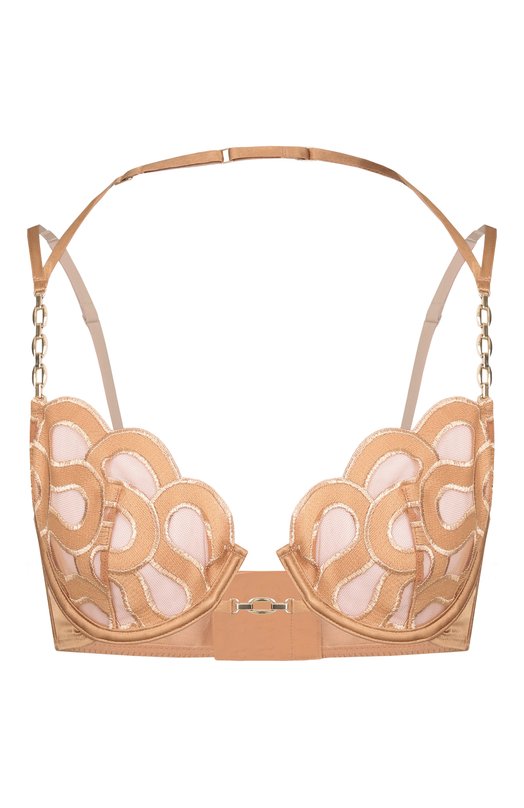 Шелковый бюстгальтер-балконет LIVY 655542390 Бежевый 655542390