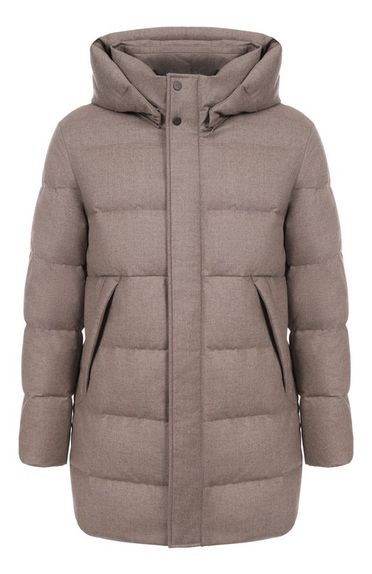 Пуховик из шерсти и кашемира Duno MAGNUS/LEVIC0 Бежевый MAGNUS/LEVIC0