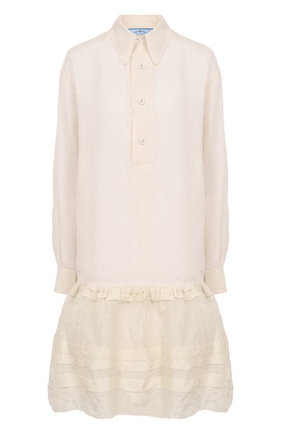 Женское льняное платье PRADA, арт. P3N09/14ZC