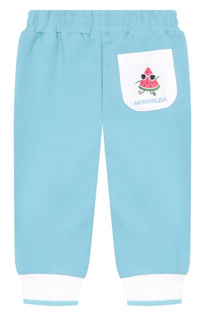 Хлопковые джоггеры MONNALISA, арт. 28G403, фото 2