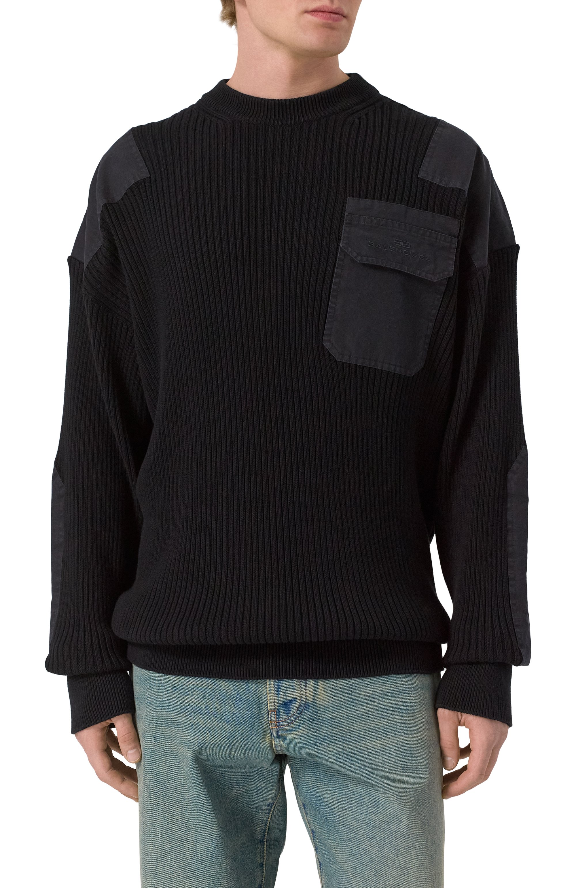 Хлопковый свитер BALENCIAGA, арт. 812765/T3365, фото 3