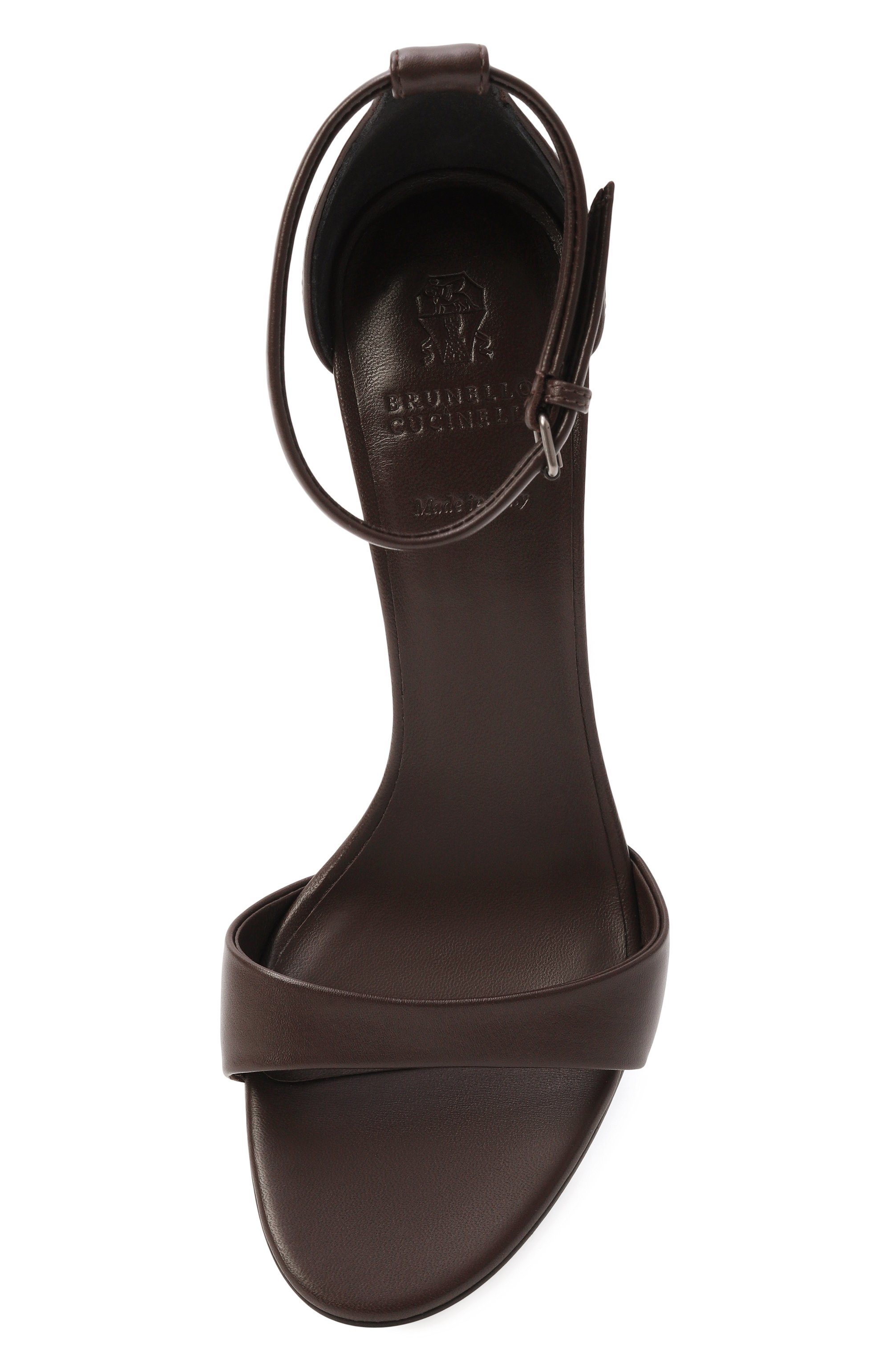 Кожаные босоножки BRUNELLO CUCINELLI, арт. MZSKC2829, фото 6